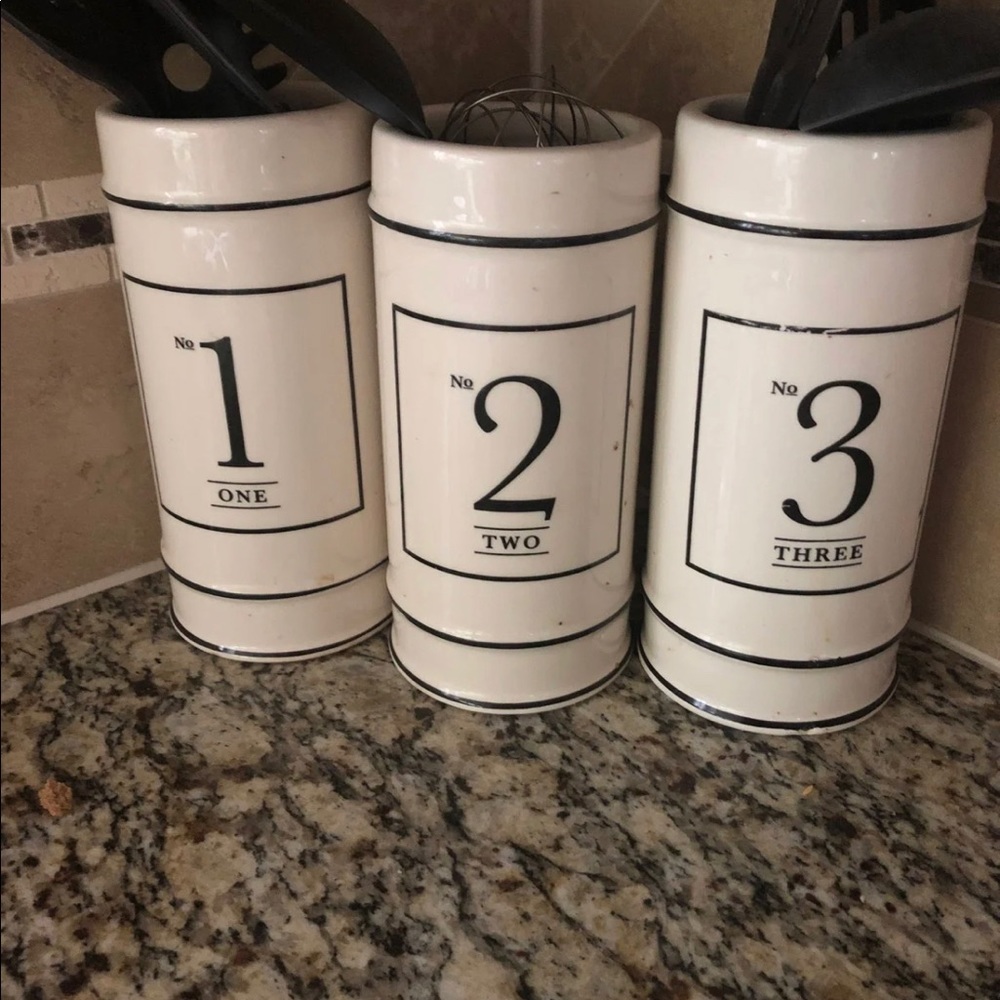 Set of 3 jars